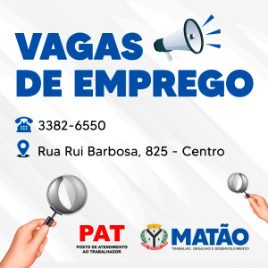 Vagas PAT Matão
